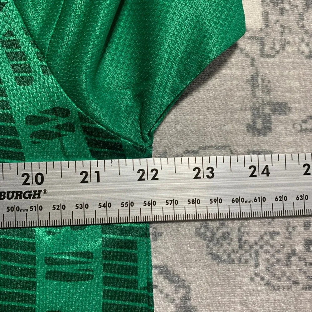 Adidas Mexico Soccer Jersey Mens XL Green New Aztec Graphic Slim Fit Shirt